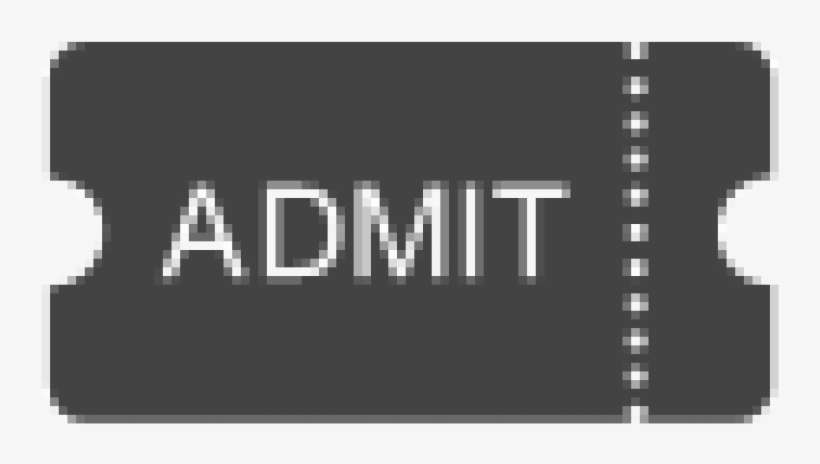 Icon Ticketjeff Arnold2015 01 07t21 - Admission Ticket Icon, transparent png download