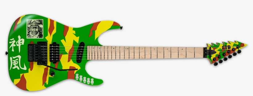 Colorful Guitar Png - Esp Kamikaze, transparent png download