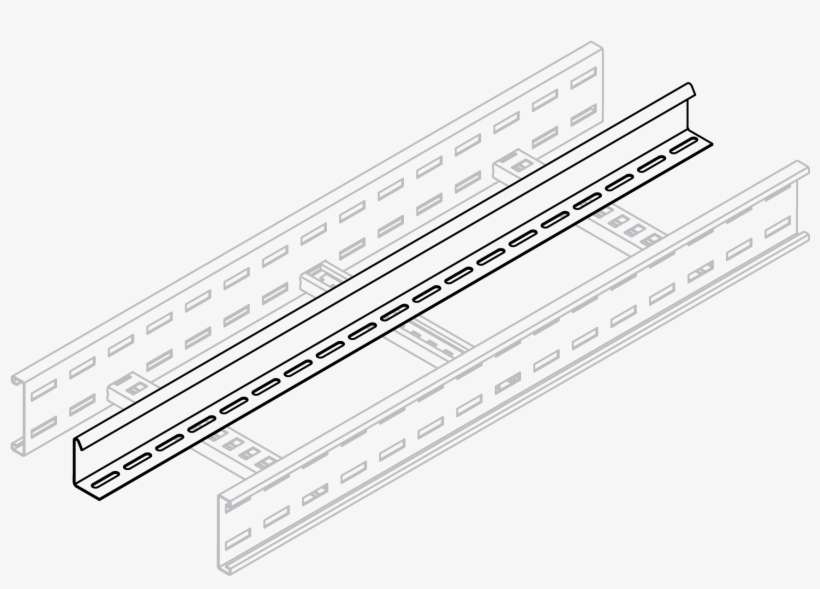 Ladder Straight Divider - Technical Drawing, transparent png download