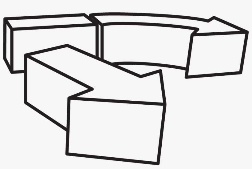 Arrows - Line Art, transparent png download