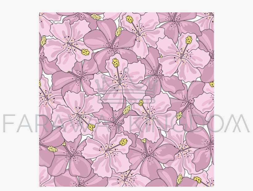 Tropical Flowers Summer Seamless Pattern Vector Illustration - Jasmine, transparent png download