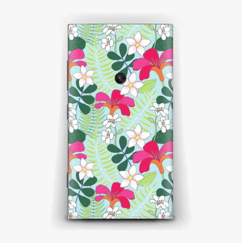 Tropical Flowers Skin Nokia Lumia - Wallet, transparent png download