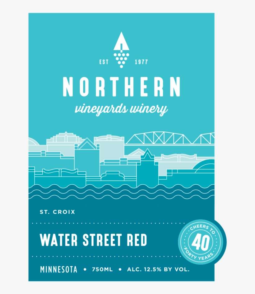 This Is The Northern Vineyards Water Street Red Wine - Poster, transparent png download