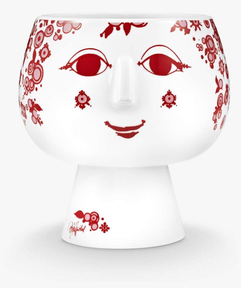 Juliane Flowerpot On Base Red Oe14 Cm Juliane - Bjorn Wiinblad Red, transparent png download