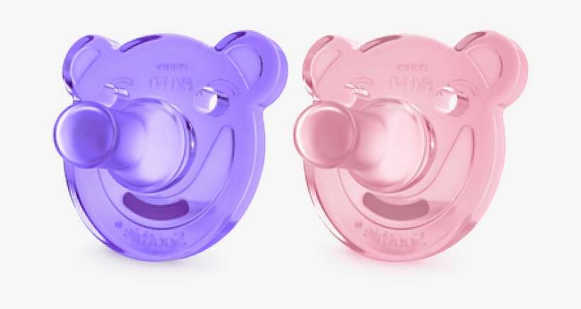 Philips Avent Soothie Pacifier 3m - Avent Pacifier Bear, transparent png download