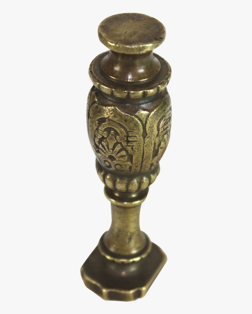 Antique French Bronze Wax Seal, Sceau, Letters Ev - Antique, transparent png download