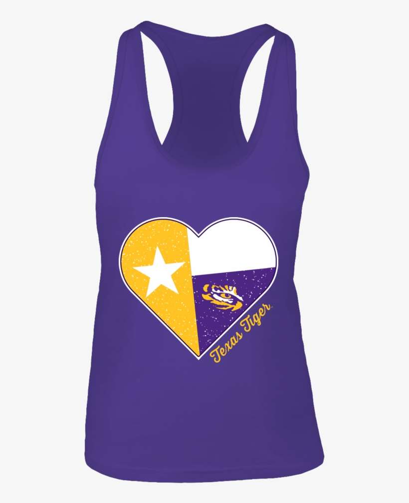 Lsu Texas Tigers - Active Tank, transparent png download