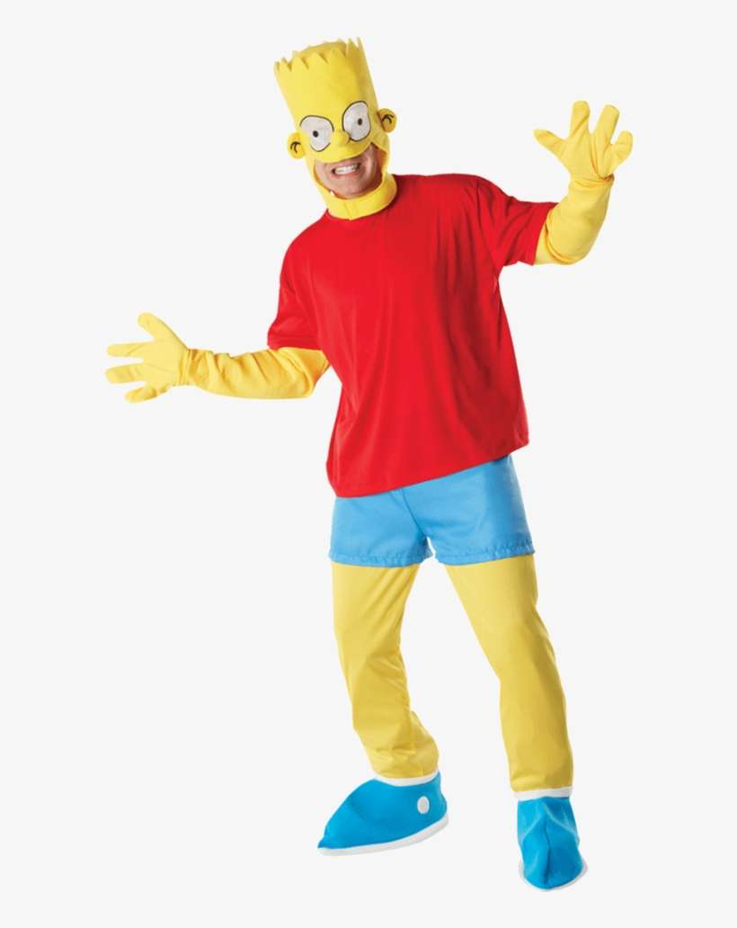 Bart Simpson Costume - Disfraz De Bart Simpson, transparent png download