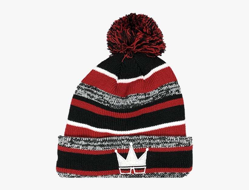 Pom-pom White Crown - Beanie, transparent png download