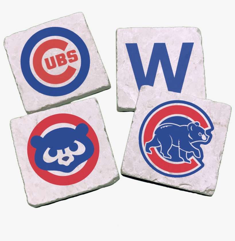Chicago Cubs Stone Coasters - Chicago Cubs, transparent png download