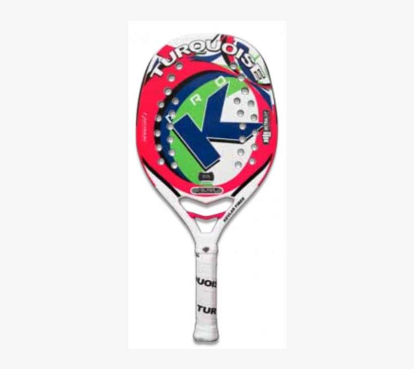 Racchetta Beach Tennis Turquoise Pro K Challenge White - Beach Tennis Racchetta Png, transparent png download