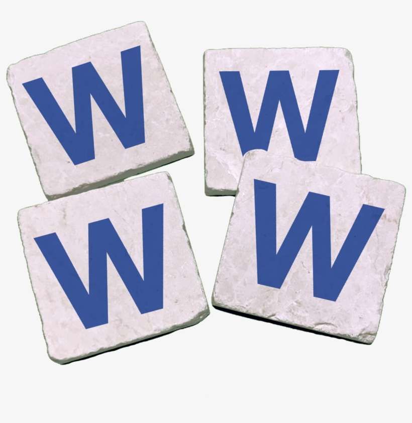 Chicago Cubs Stone Coasters - Drink Coaster, transparent png download
