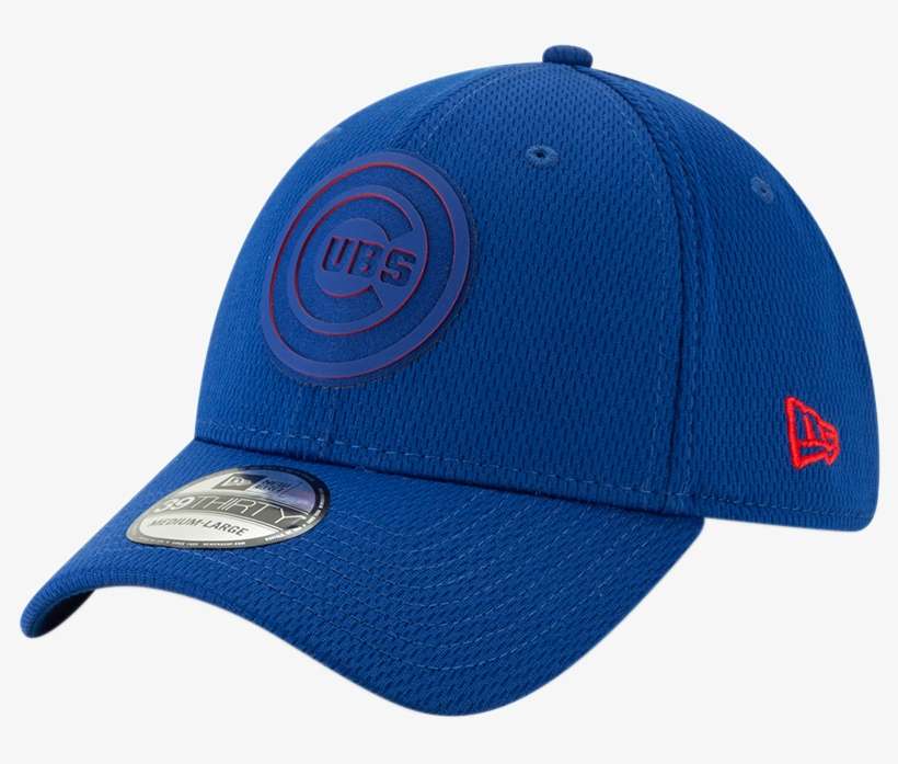 Picture Of Men's Mlb Chicago Cubs 39thirty Cap - New Era Chicago Cubs Hat, transparent png download