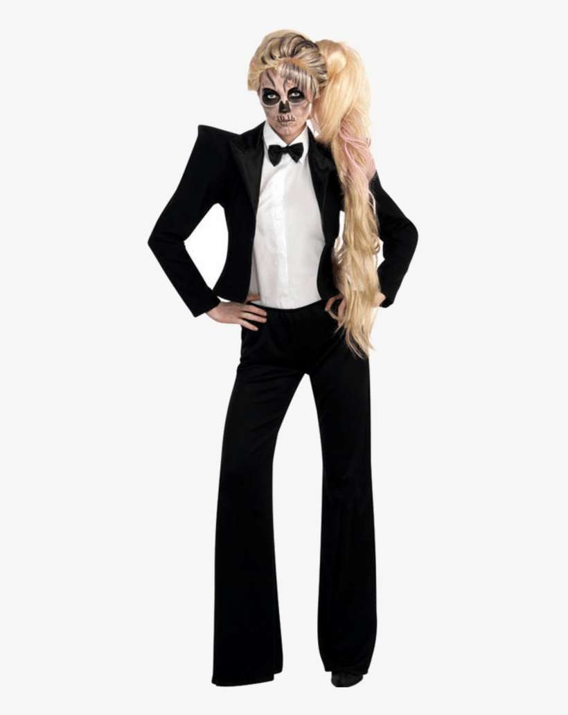 Lady Gaga Tuxedo Costume - Lady Gaga Born This Way Costume, transparent png download