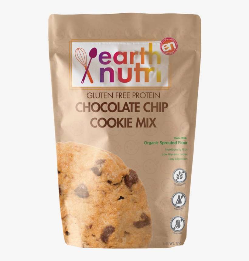Gluten Free Protein Chocolate Chip Cookie Mix Made - Whole Grain, transparent png download