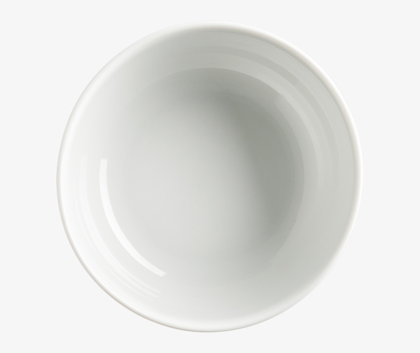 White Wide Rim Cereal Bowl - Bowl, transparent png download