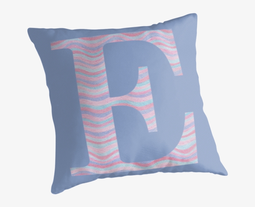 Initial E Rose Quartz And Serenity Pink Blue Wavy Lines - Pewdiepie, transparent png download