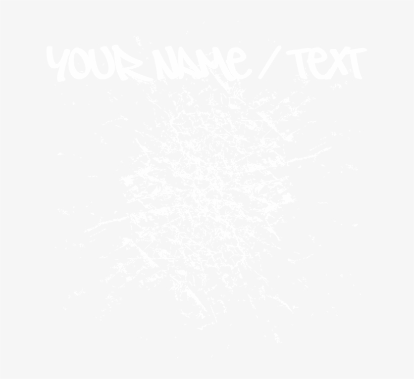 White Paint Splatter Pillow Case - White Background Instagram Size, transparent png download