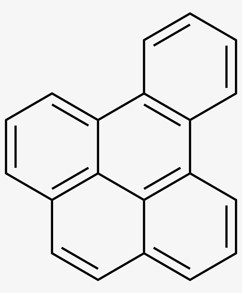 Benzo Pyrene - Benzo E Pyrene Chemical Structure, transparent png download