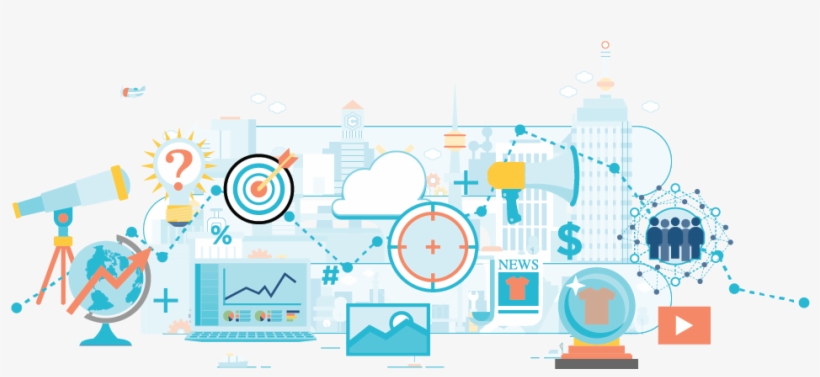 Social Media Has Forever Changed The Advertising Landscape - Illustration, transparent png download