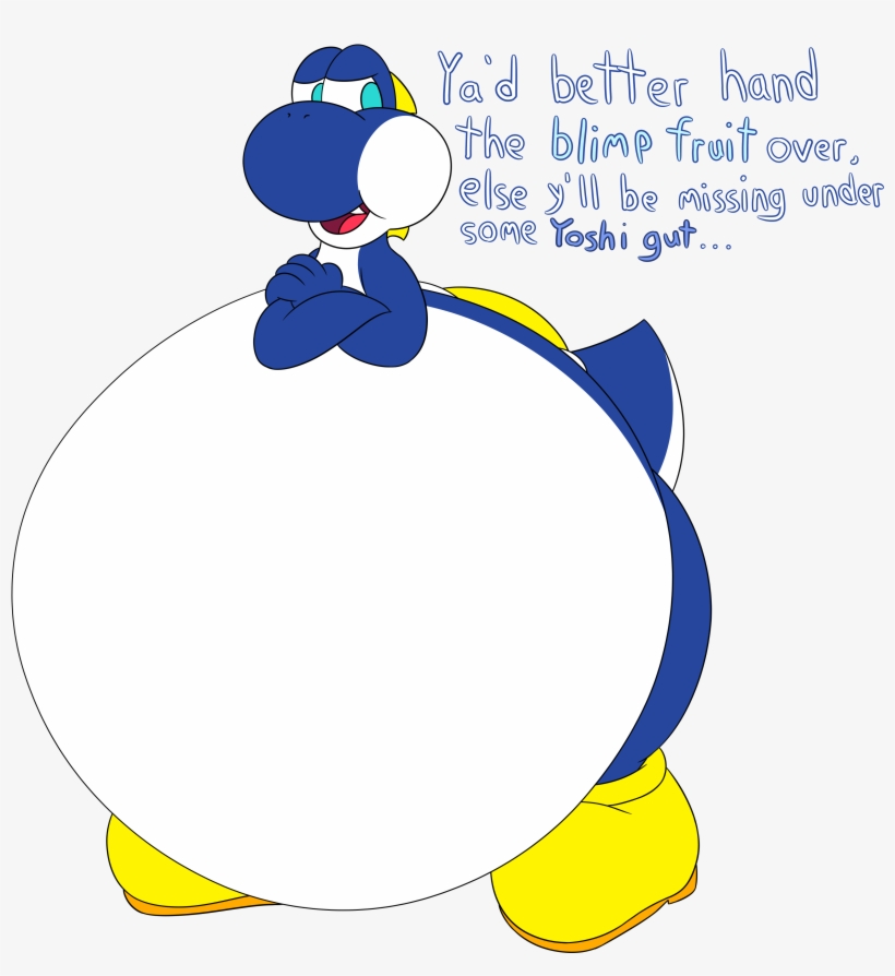 Soon To Be Blimp Yoshi - Blimp Yoshi, transparent png download