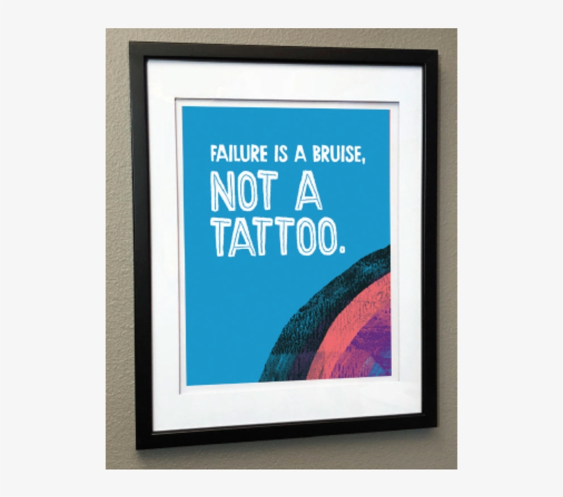 Failure Is A Bruise - Picture Frame, transparent png download
