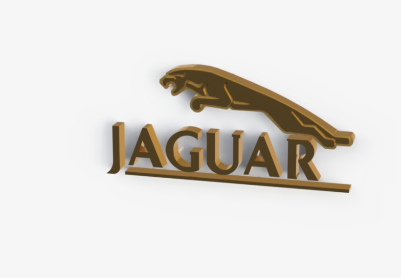 Jaguar Logo 3d Model, transparent png download