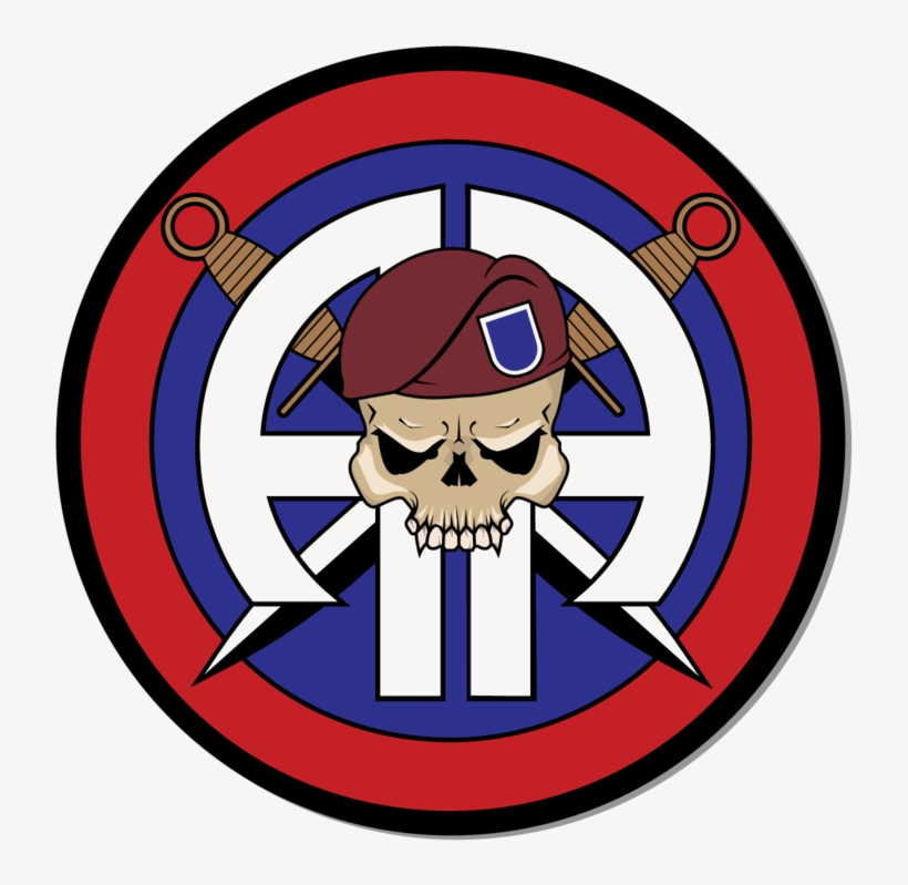 82nd Double Aa's And Skull Drink Coaster - Emblem, transparent png download