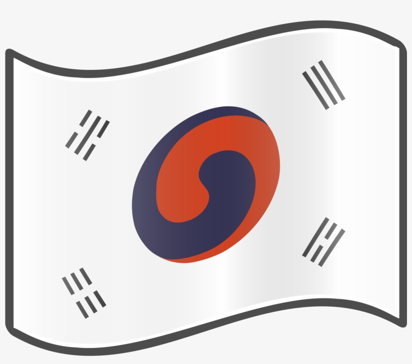 Open - Korean Flag, transparent png download