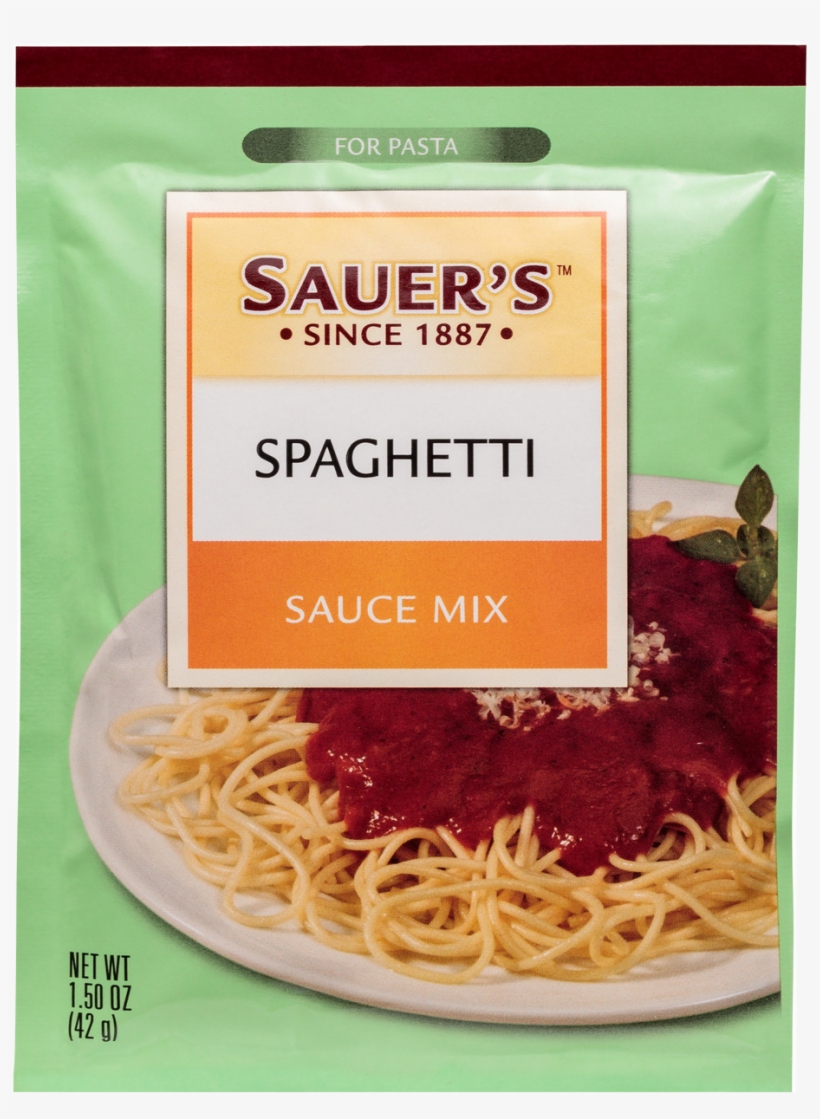 Sauer's Spaghetti Sauce Mix Capellini PNG Image Transparent PNG