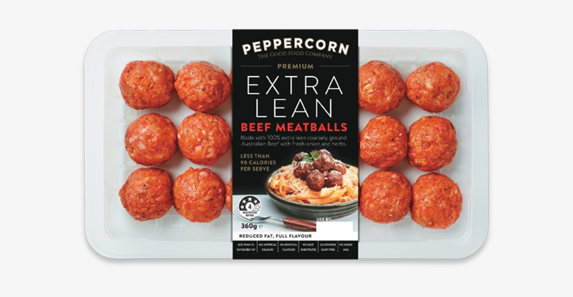 Pfc Ppexl 360g Beef Meatballs 605x530px - Pepperoni, transparent png download