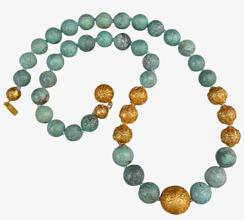 This Is A Beautiful Old Chinese Turquoise Necklace - Bracelet, transparent png download