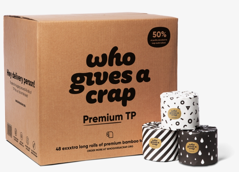 100% Bamboo Toilet Paper - Toilet Paper, transparent png download