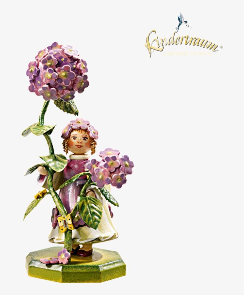 "hydrangea Child" Annual Figurine - Miniature, transparent png download