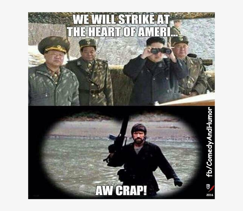 North Korea And Chuck Norris - Chuck Norris Memes Korea, transparent png download