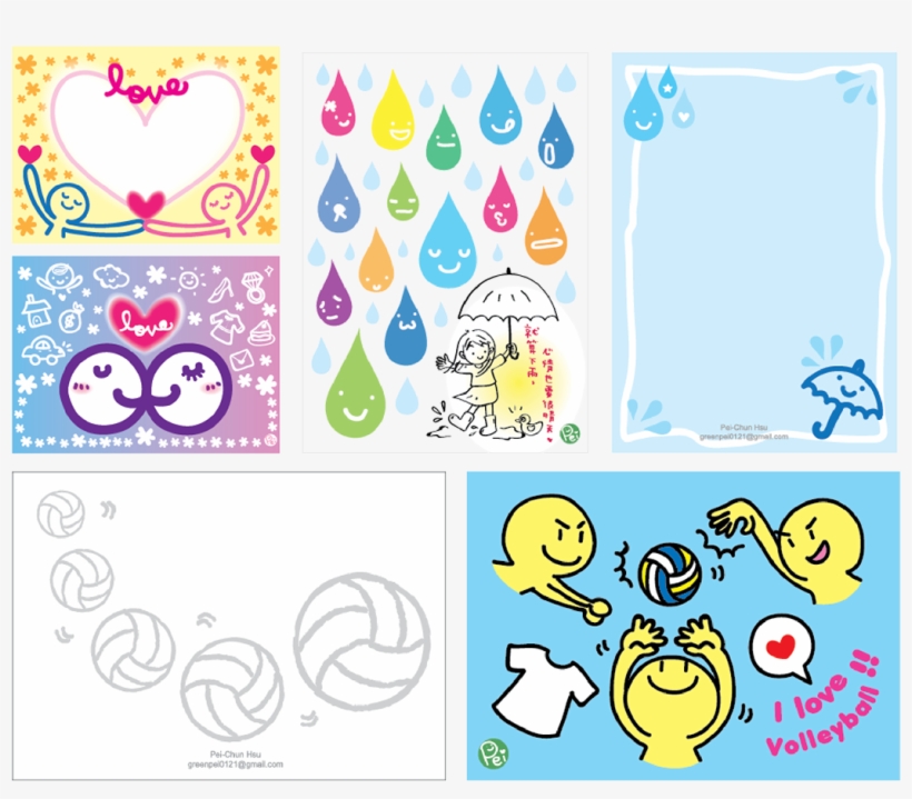 Therefore, I Drew These Illustrated Postcards Based - Cartoon, transparent png download
