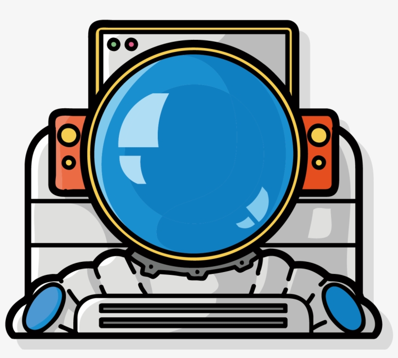 Computer Graphics Astronaut Hand Painted Career Development, transparent png download