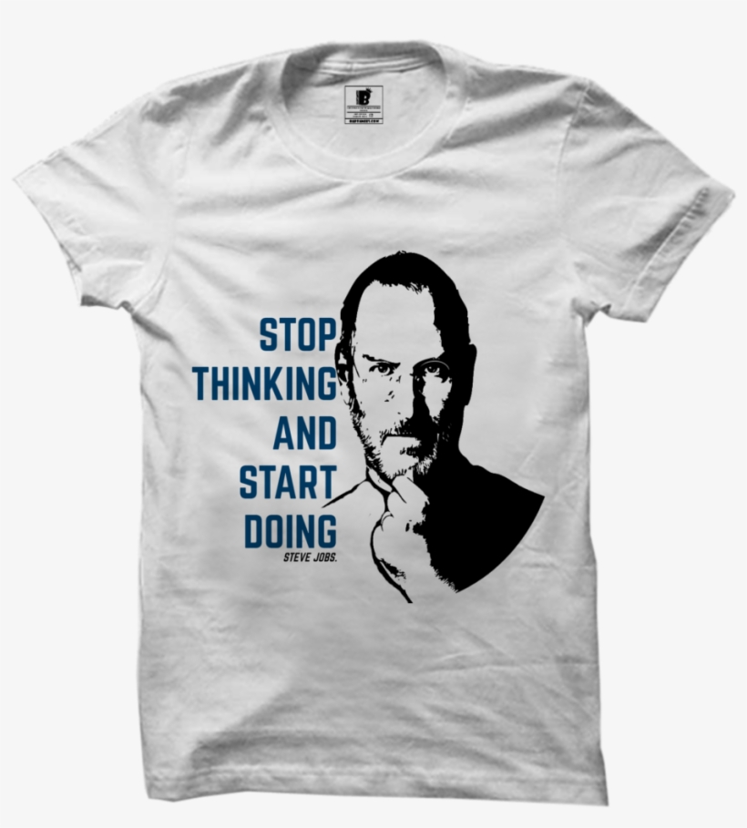 Steve Jobs White Half Sleeve T-shirt - Chacha Vidhayak Hai Hamare T Shirt, transparent png download