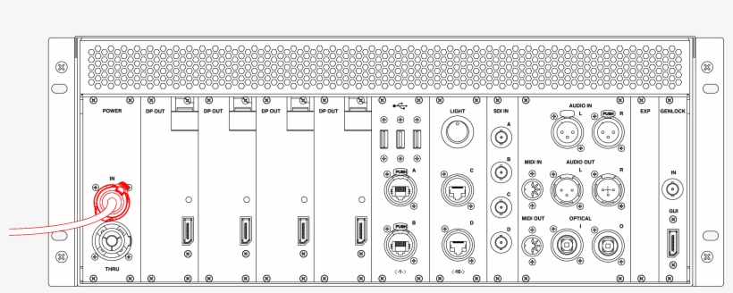 Location Of Power Input On Rear Of Pro Range Unit - Number, transparent png download