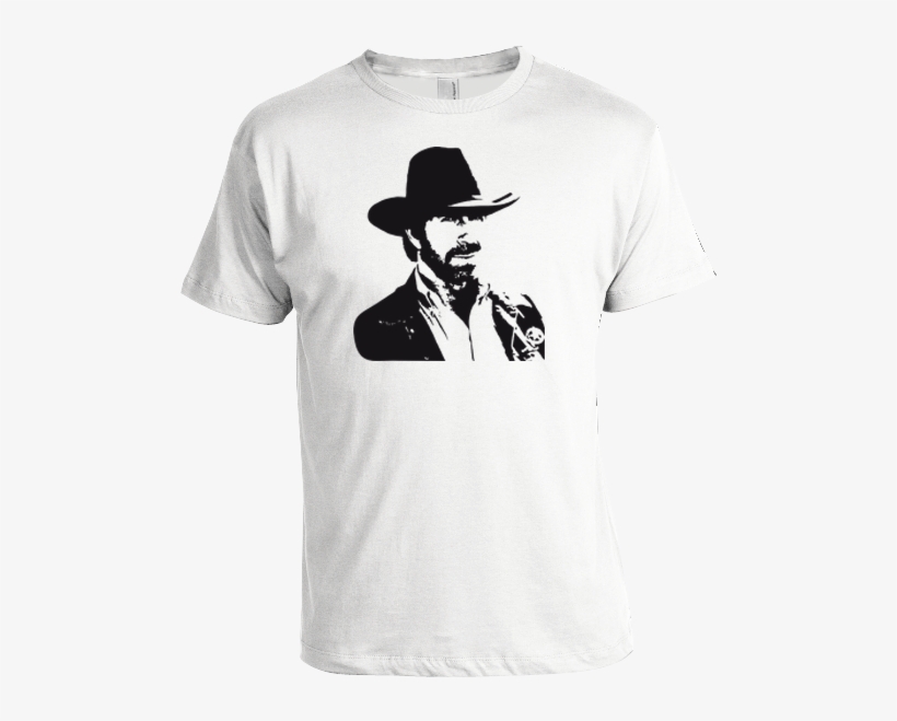 Picture Of Chuck Norris - T-shirt, transparent png download
