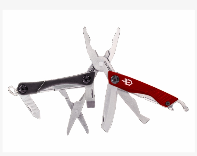 Dime Pocket Micro Tool Red Open - Gerber Dime Red, transparent png download
