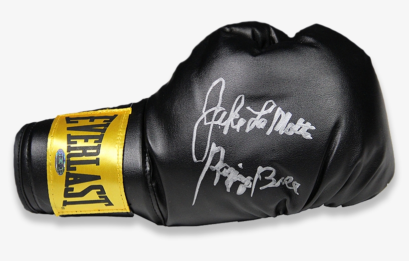 Jake Lamotta Signed Black Everlast Boxing Glove - Everlast, transparent png download