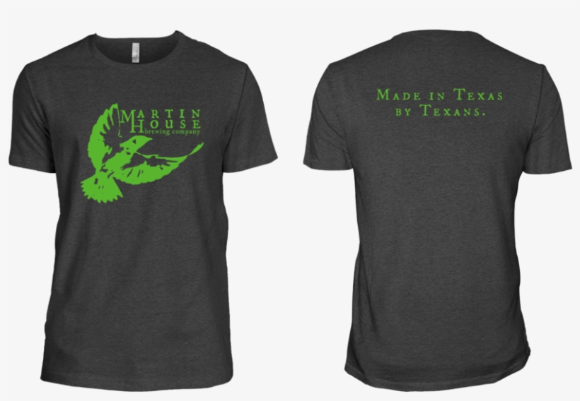 Martin House Logo Tee - Black T Shirts Front And Back, transparent png download