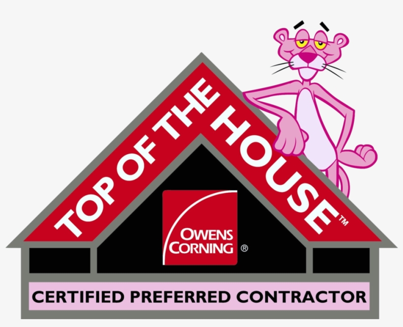 Owens Corning Top Of The House Logo - Owens Corning Top Of The House, transparent png download
