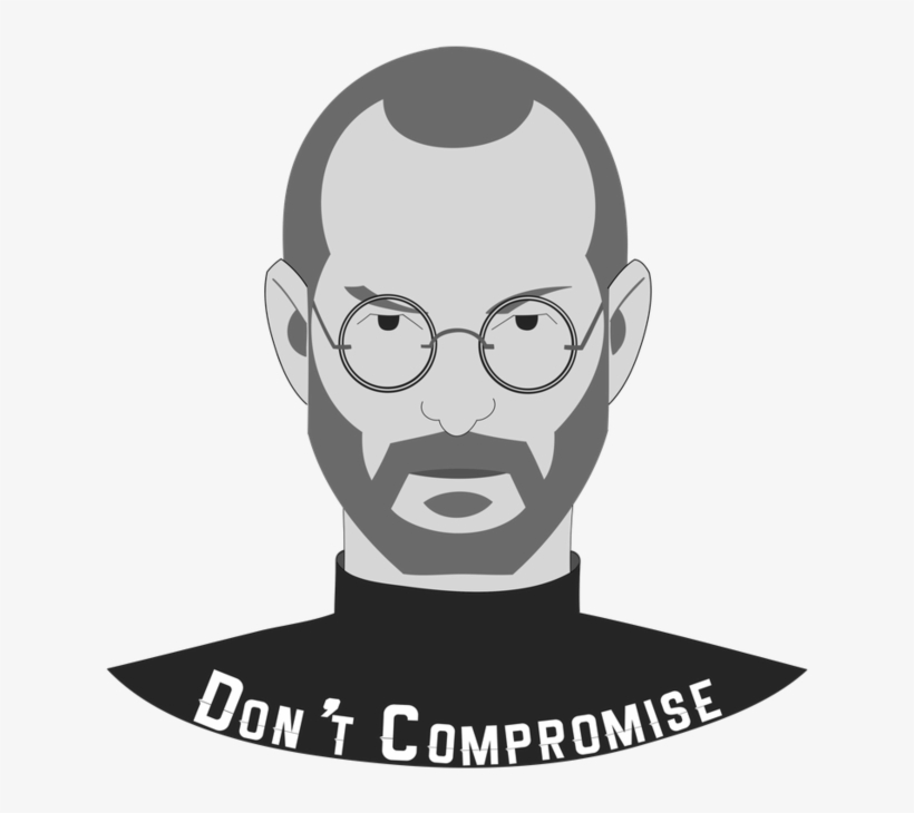 Steve Jobs T-shirt - Illustration, transparent png download