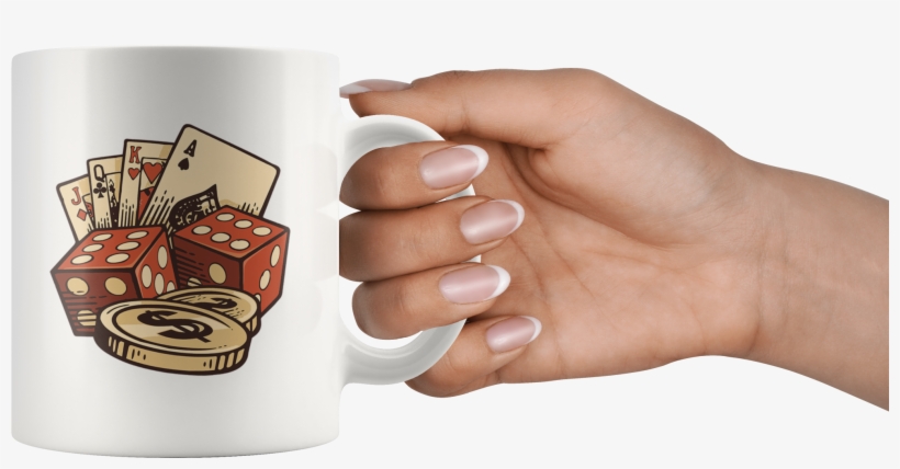 Casino Vector Set Vintage Handmade Mug - Mug, transparent png download