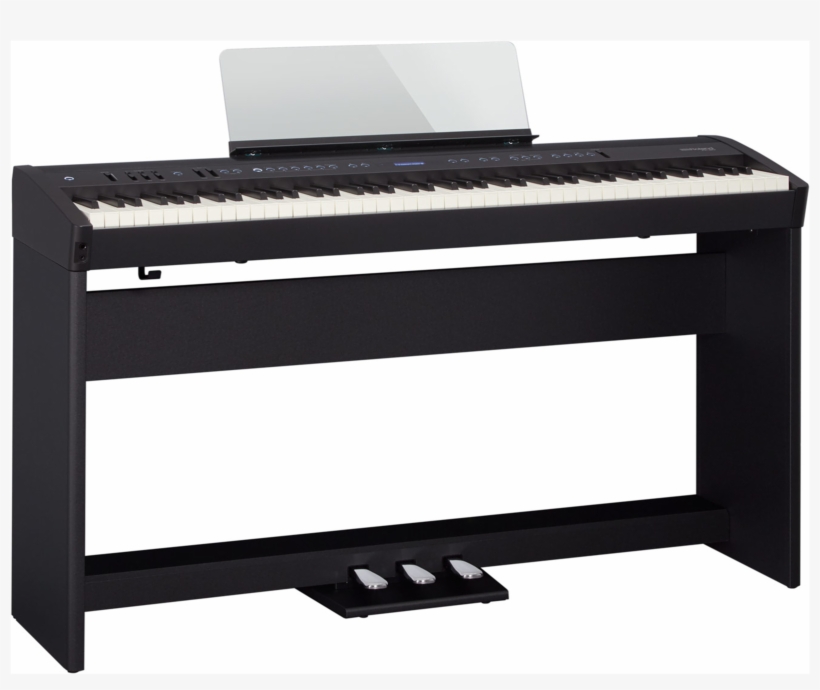 Roland Stage Piano Fp60 With Ksc-72 Stand And Benc - Piano Roland Fp 60, transparent png download