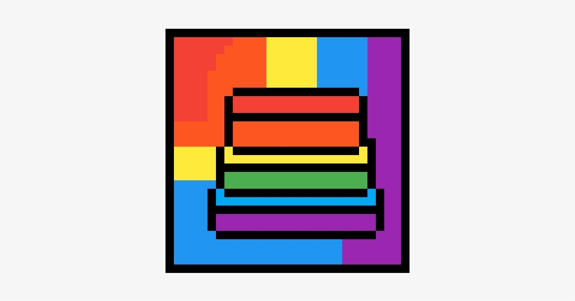 O Bolo Arco Iris E Caixa Arco Iris, transparent png download