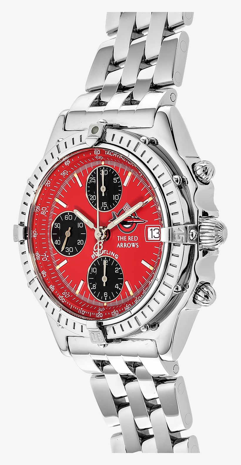 Chronomat The Red Arrows Limited Edition Stainless, transparent png download