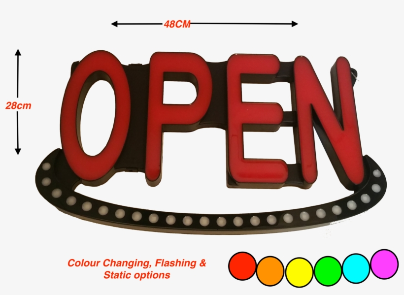 Load Image Into Gallery Viewer, Led Open Sign Multi, transparent png download